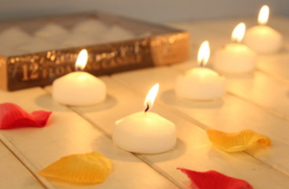 White Floating Candles